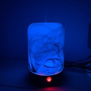 Black marble glass diffuser